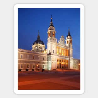 Almudena Cathedral, Catedral de la Almudena, Madrid, Spain, Europe Sticker